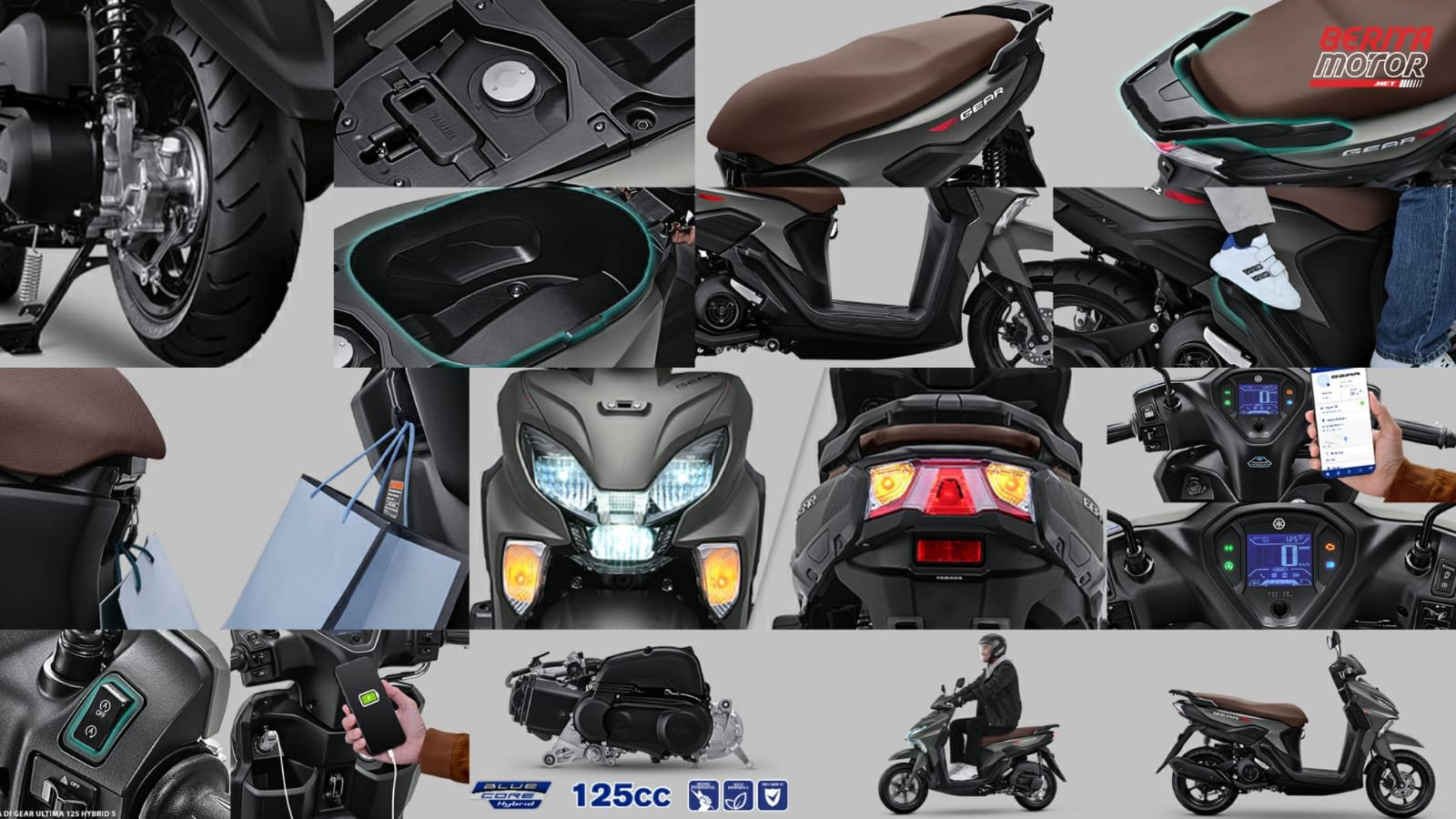 Fitur Yamaha GEAR ULTIMA 125 Hybrid