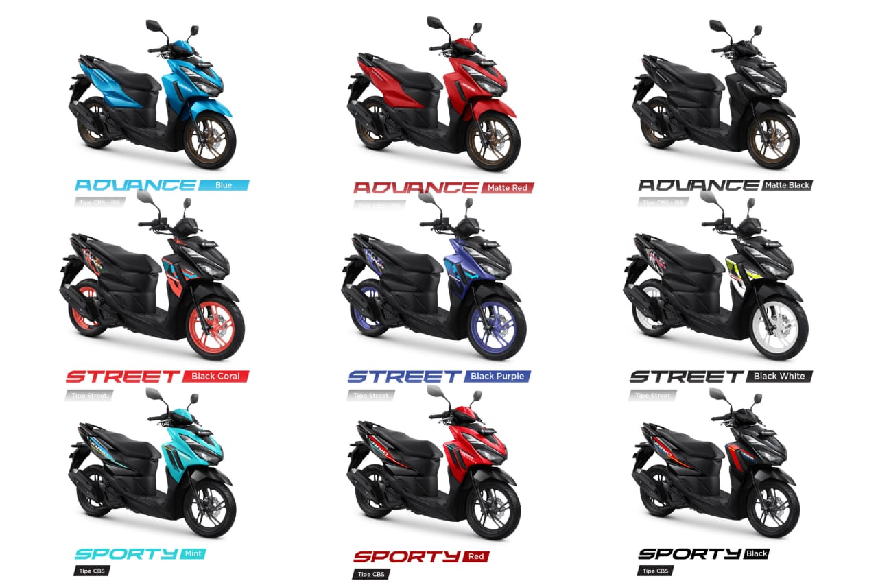Honda Vario 125 2026 | 9 Pilihan Warna, Harga & Spesifikasi ...